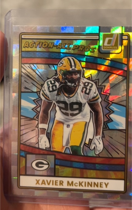 2025 Panini Donruss Action-All Pros #AAP-XMC Xavier McKinney — front