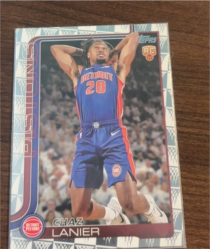 2025 Topps Basketball #238 Chaz Lanier — front