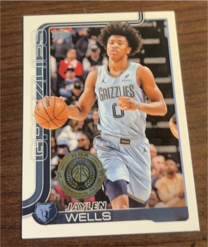 2025-26 Topps #183 Jaylen Wells — front