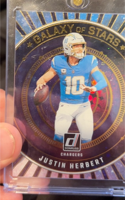 2024 Panini Donruss Galaxy of Stars #GOS-JHE Justin Herbert — front