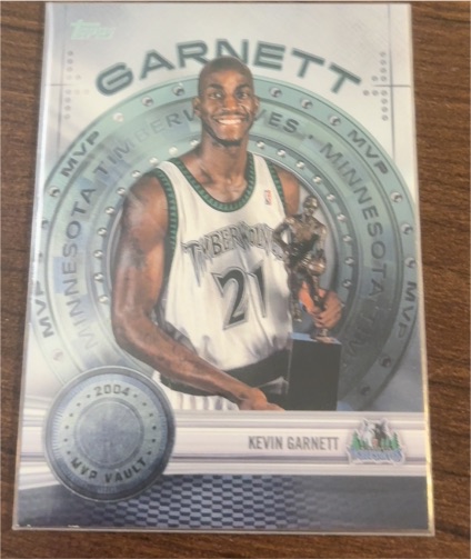 2025-26 Topps Basketball #MVP-10 Kevin Garnett MVP Vault — front