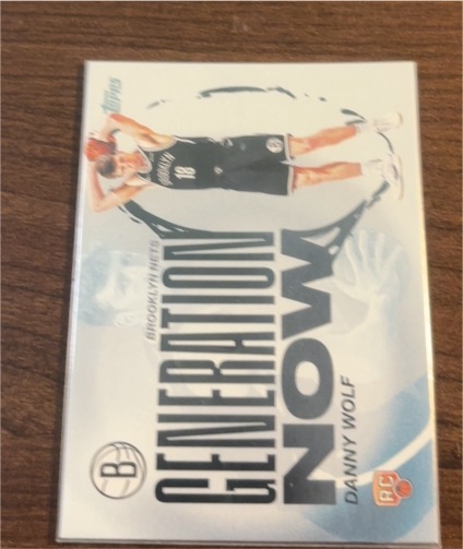 2025-26 Topps #GN-27 Danny Wolf Generation Now RC Nets — front