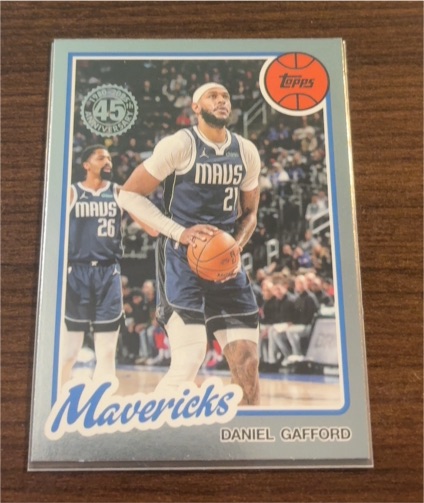 2025-26 Topps 45th Anniversary #80BK-10 Daniel Gafford — front