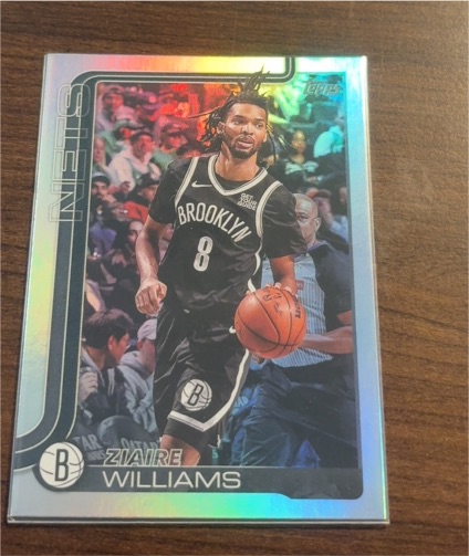 2025-26 Topps Basketball #9 Ziaire Williams — front