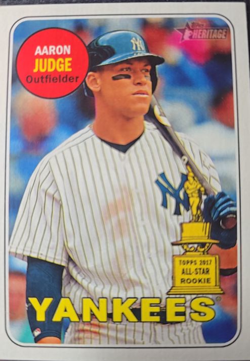 2018 Topps Heritage #25 Aaron Judge — front