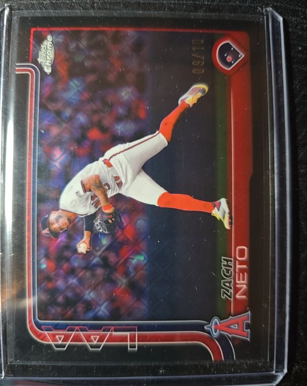 2025 Topps Chrome #282 Zach Neto — front
