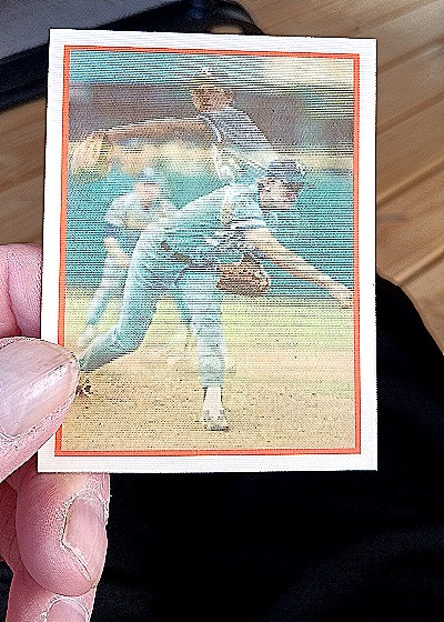 1987 Sportflics #149 Bret Saberhagen — front