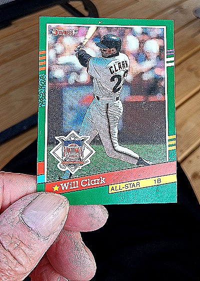1991 Donruss #441 Will Clark — front