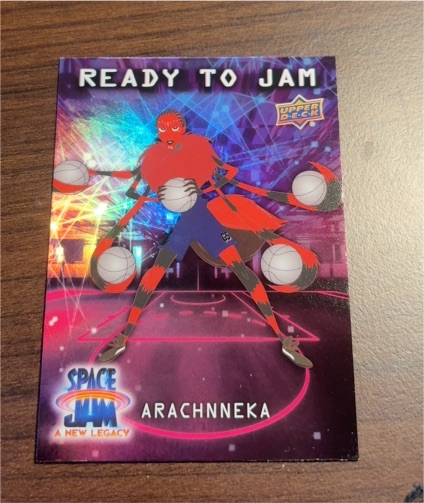 2021 Upper Deck Space Jam A New Legacy #RJ-3 Arachnneka — front