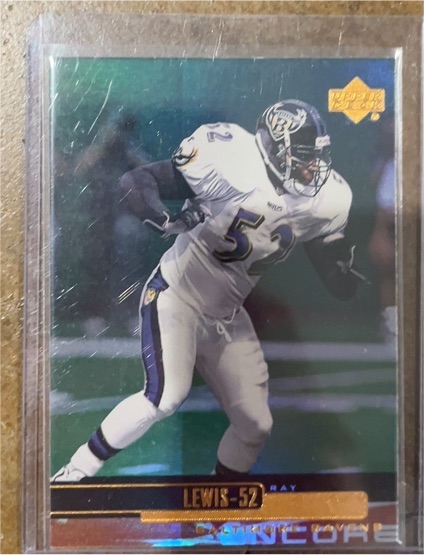 1999 Upper Deck #52 Ray Lewis — front