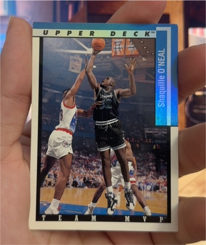 1993-94 Upper Deck #TM19 Shaquille O'Neal Team MVP — front