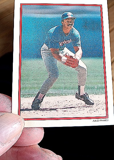 1990 Topps All-Star Set #35 Julio Franco — front