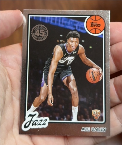 2025-26 Topps NBA #80BK-54 Ace Bailey — front