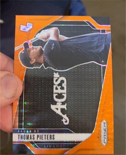 2025 Panini Prizm LIV Golf #4Aces GC Thomas Pieters — front