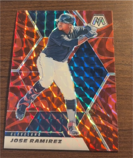 2021 Panini Mosaic #188 Jose Ramirez — front