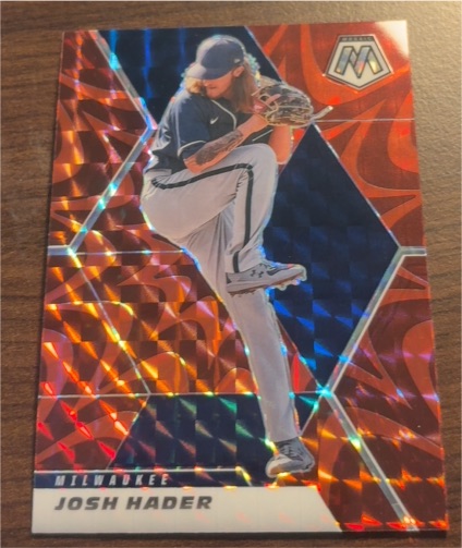 2021 Panini Mosaic Mosaic Blue #146 Josh Hader — front