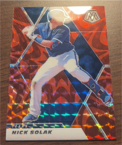 2021 Panini Mosaic #104 Nick Solak — front