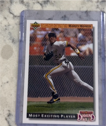 1992 Upper Deck #721 Barry Bonds — front