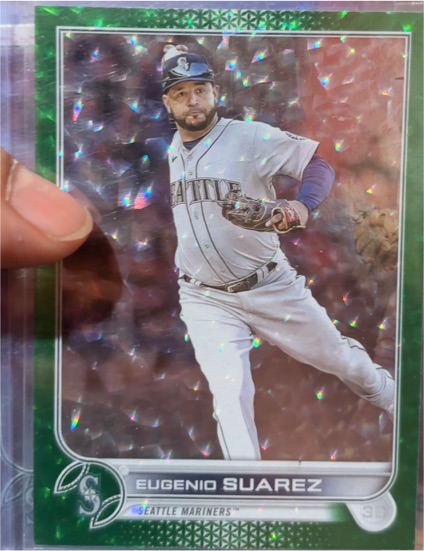 2022 Topps Chrome Update #USC59 Eugenio Suarez — front