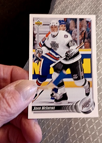 1992-93 Upper Deck #118 John McIntyre — front