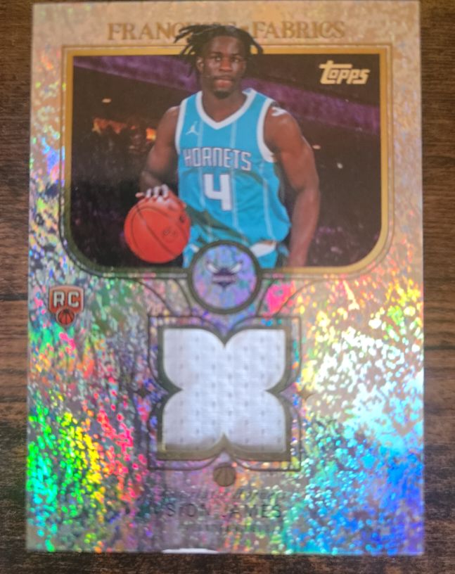 2025 Topps Sion James Franchise Fabrics #FF-SJ — front