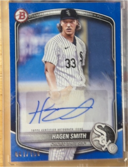 2025 Bowman #BPA-HS Hagen Smith — front