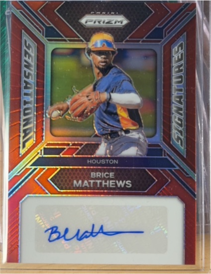 2024 Panini Prizm Sensational Signatures #SS-BM Brice Matthews — front