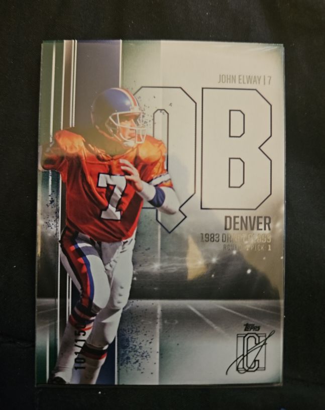 2024 Topps Signature Class #13 John Elway — front