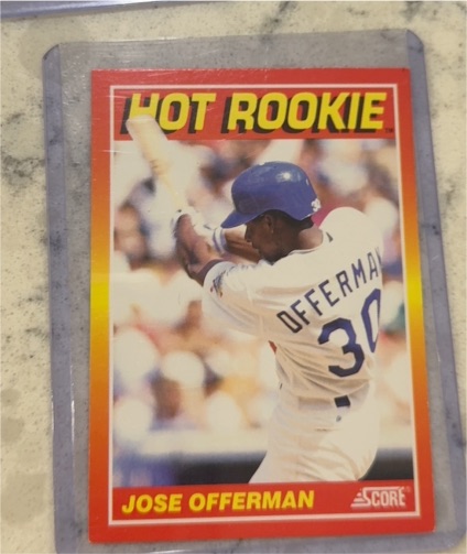 1991 Score Hot Rookies #10 Jose Offerman — front