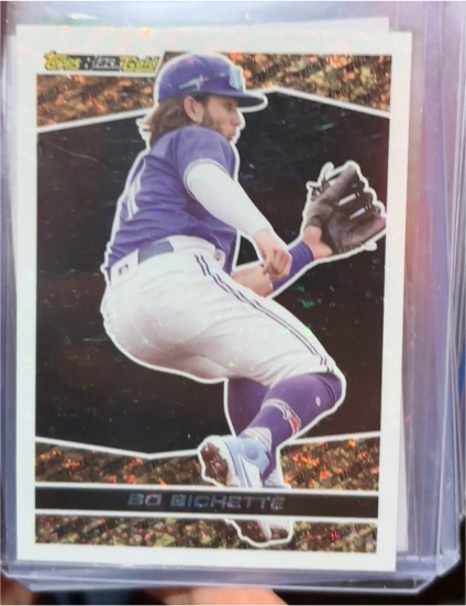 2021 Topps Update Black Gold #BG-12 Bo Bichette — front