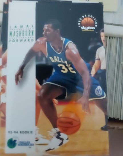 1993-94 SkyBox Premium #215 Jamal Mashburn Rookie Card — front