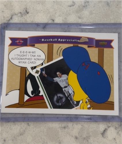 1991 Upper Deck Comic Ball 2 #160 Baseball Appreciation Nolan Ryan — front