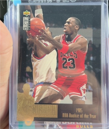 1995 Upper Deck Collector's Choice #JC1 Michael Jordan — front