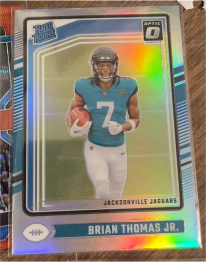 2024 Panini Donruss Optic #214 Brian Thomas Jr. — front