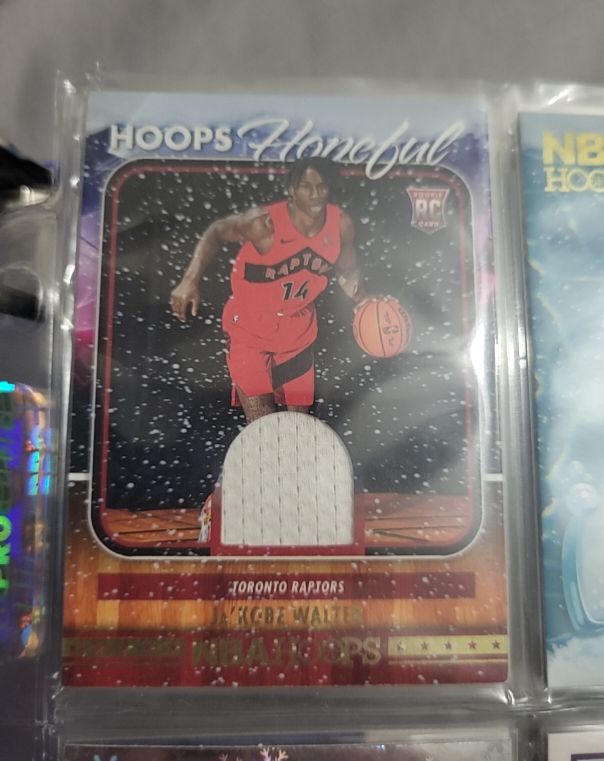 2024-25 Panini NBA Hoops Hoops Hopeful Memorabilia #HHM-JWR Ja'Kobe Walter — front