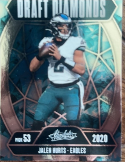 2020 Panini Absolute Draft Diamonds #53 Jalen Hurts — front
