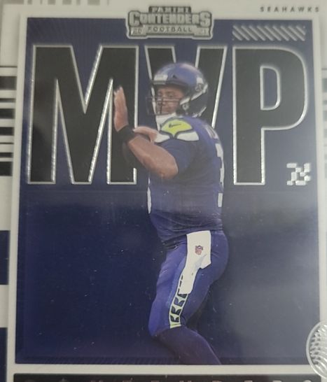 2021 Panini Contenders #MVP-RWI Russell Wilson MVP Contenders — front