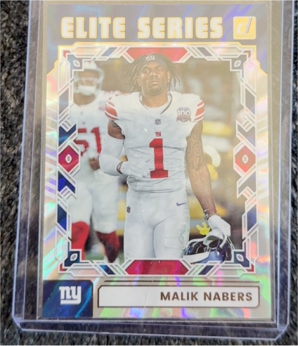 2025 Donruss Football #TES-MNA Malik Nabers — front