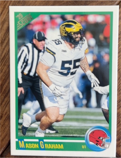 2025 Panini Score #10 Mason Graham — front
