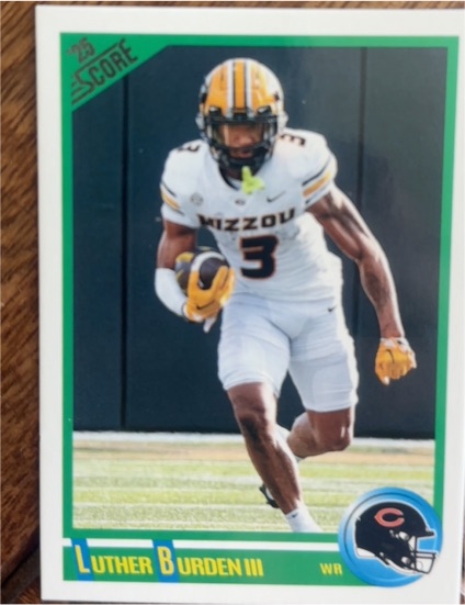 2025 Score Anniversary Rookies #6 Luther Burden III — front