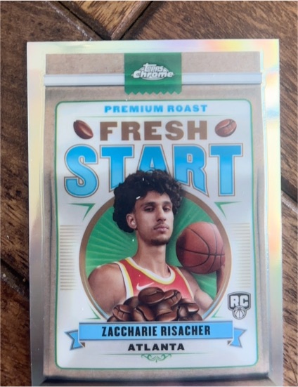 2024-25 Topps Chrome #FS-1 Zaccharie Risacher Fresh Start RC — front