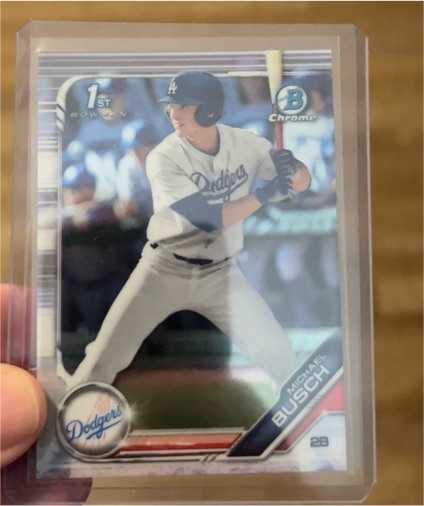 2019 Bowman Chrome Draft #BDC-57 Michael Busch — front