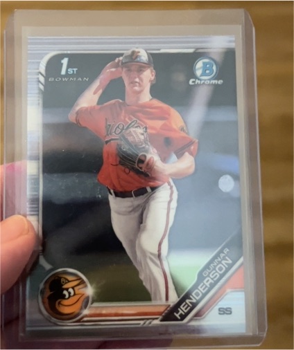 2019 Bowman Chrome #BDC-22 Gunnar Henderson — front