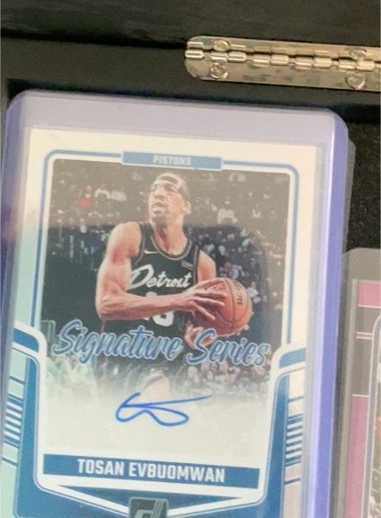 2024-25 Donruss Signature Series #SS-EVB Tosan Evbuomwan — front