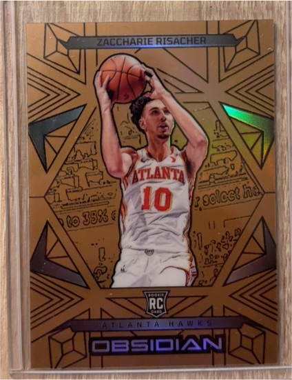 2024-25 Panini Obsidian #176 Zaccharie Risacher — front