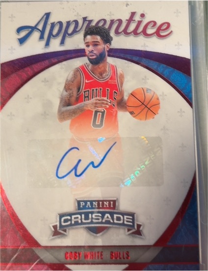 2021-22 Panini Chronicles Crusade Apprentice Autograph #APP-CW Coby White — front