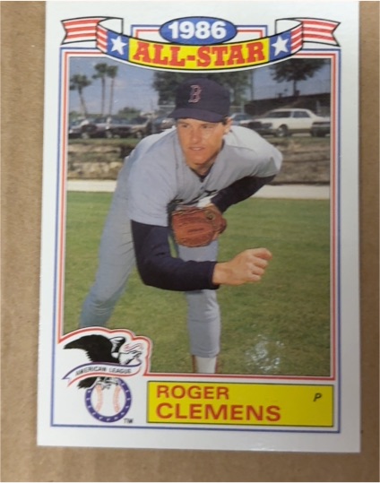 1987 Topps Glossy All-Star #21 Roger Clemens — front