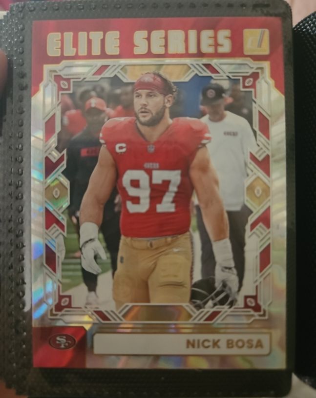 2025 Donruss Football #TES-NBO Nick Bosa Elite Series — front