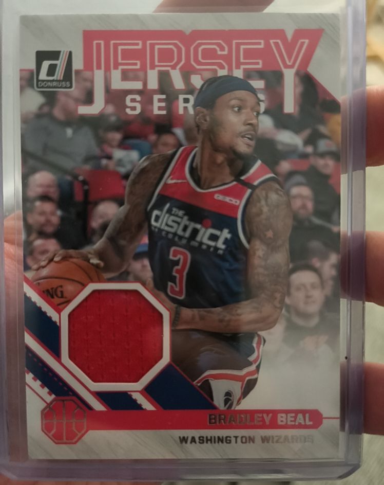 2020-21 Donruss Jersey Series #JS-BBL Bradley Beal — front