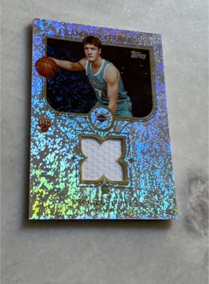 2025-26 Topps Franchise Fabrics Rookie Patch — front